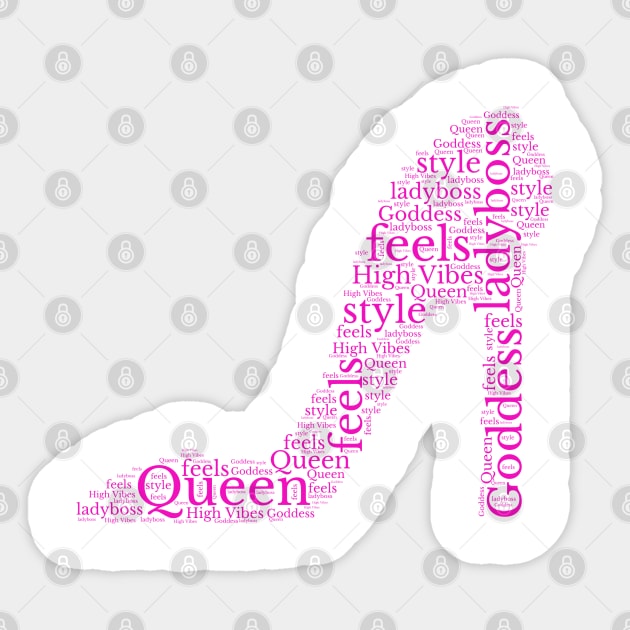 LadyBoss Sticker by Soulfully Sassy